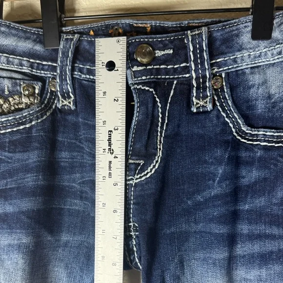 Rock Revival Betty boot Women's Dark Blue Boot Cut Jeans - Picture 4 of 16